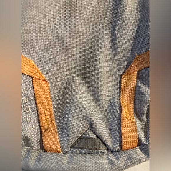The North Face Sprout Toddler Backpack. Orange and Gray - Picture 4 of 10